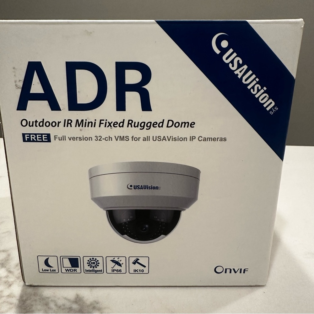 USAVision ADR Outdoor IR Mini Dome Camera